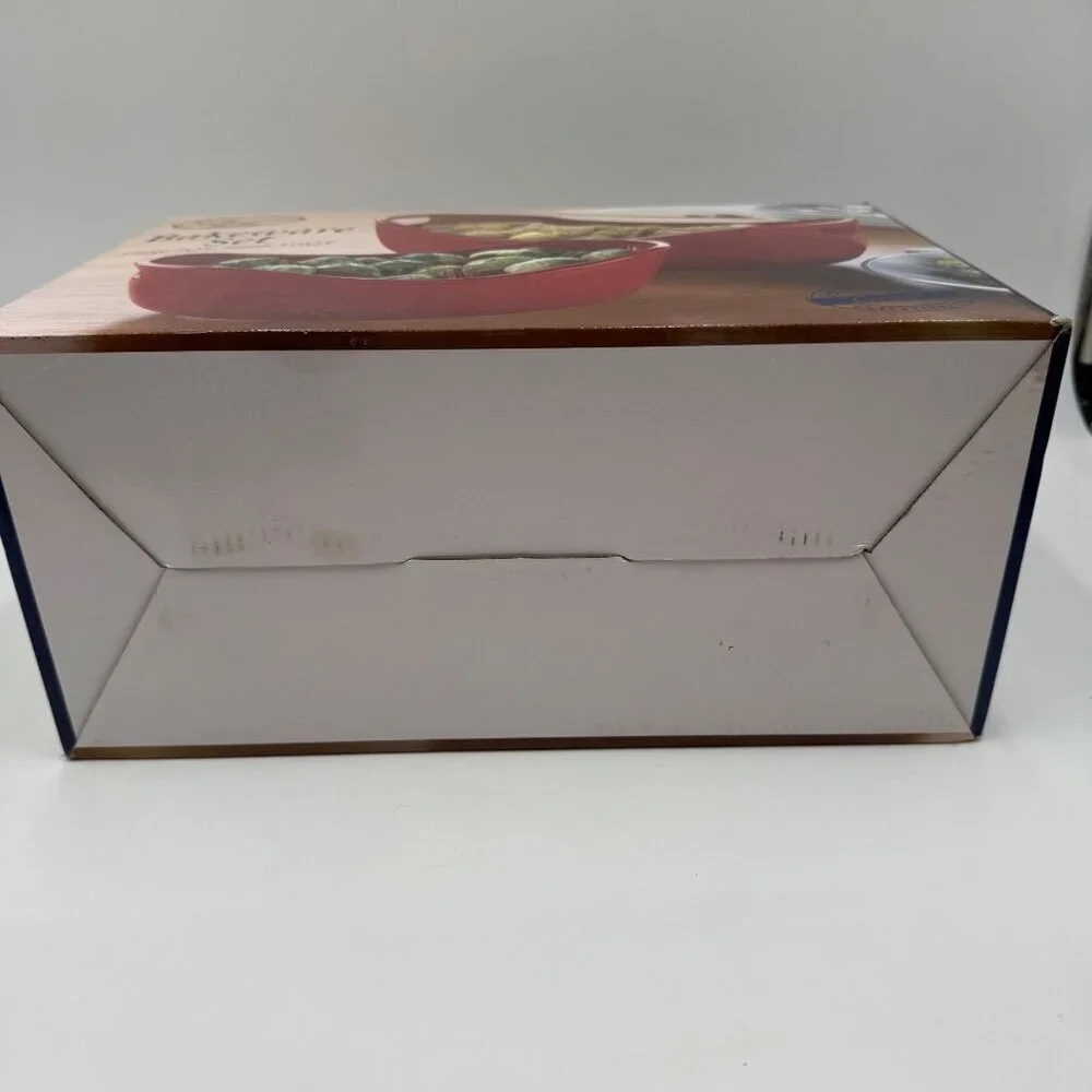 Sollazzo Ceramic Bakeware Two-Piece Set Large 2qt & Small 1.25qt Purple NEW/SEAL
